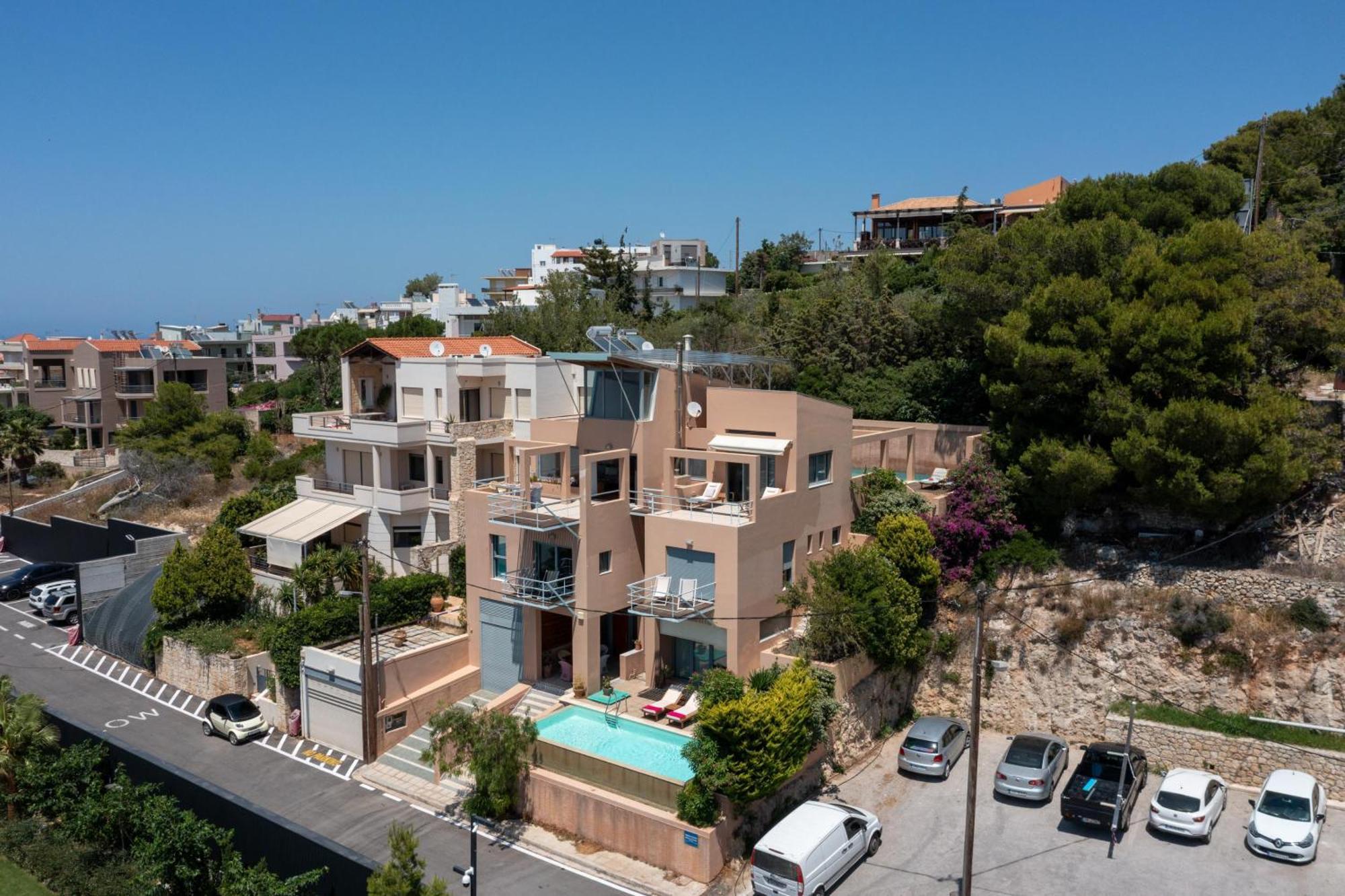 Unlimited Blue Villa Chania  Bagian luar foto