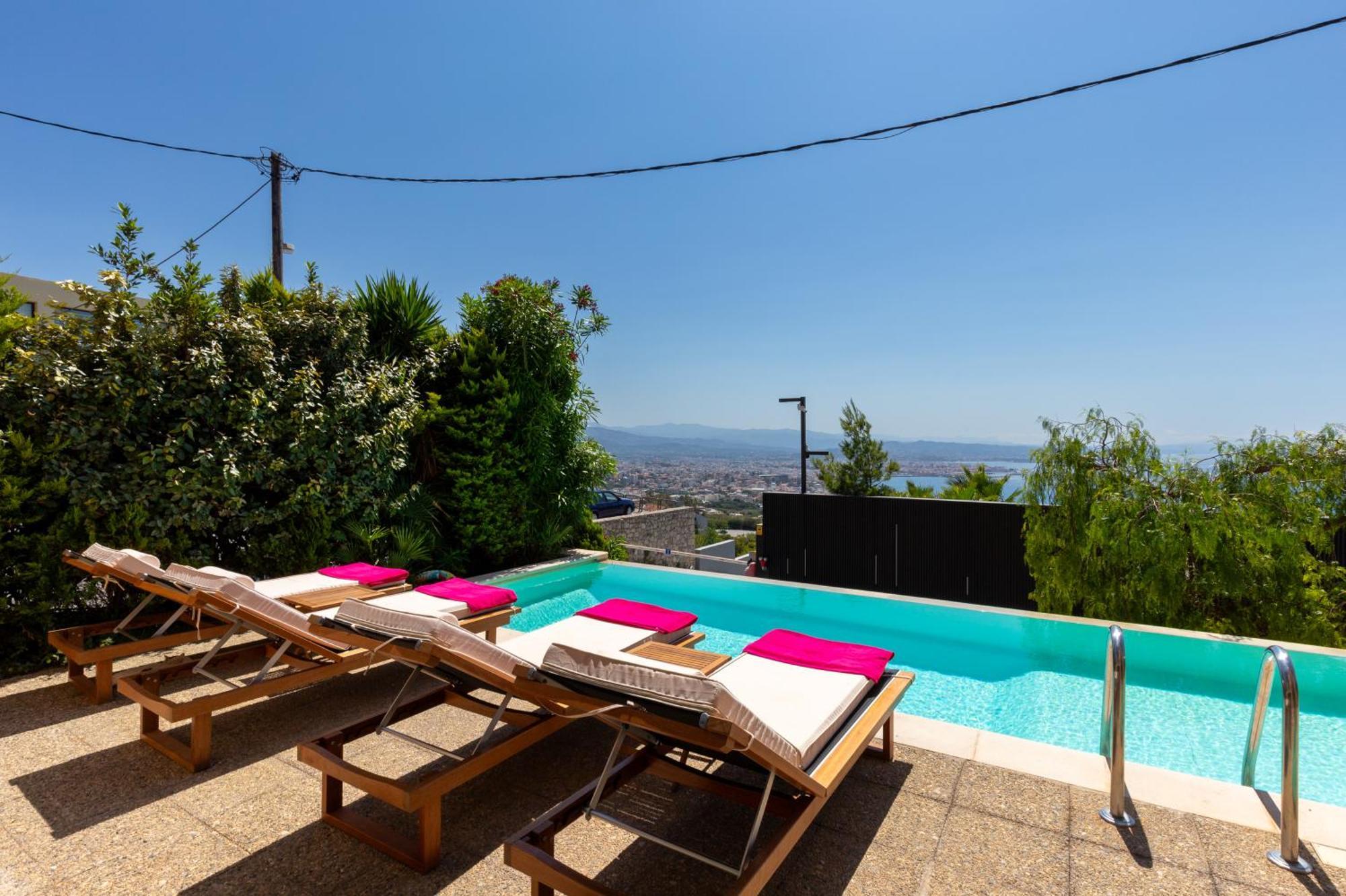 Unlimited Blue Villa Chania  Bagian luar foto