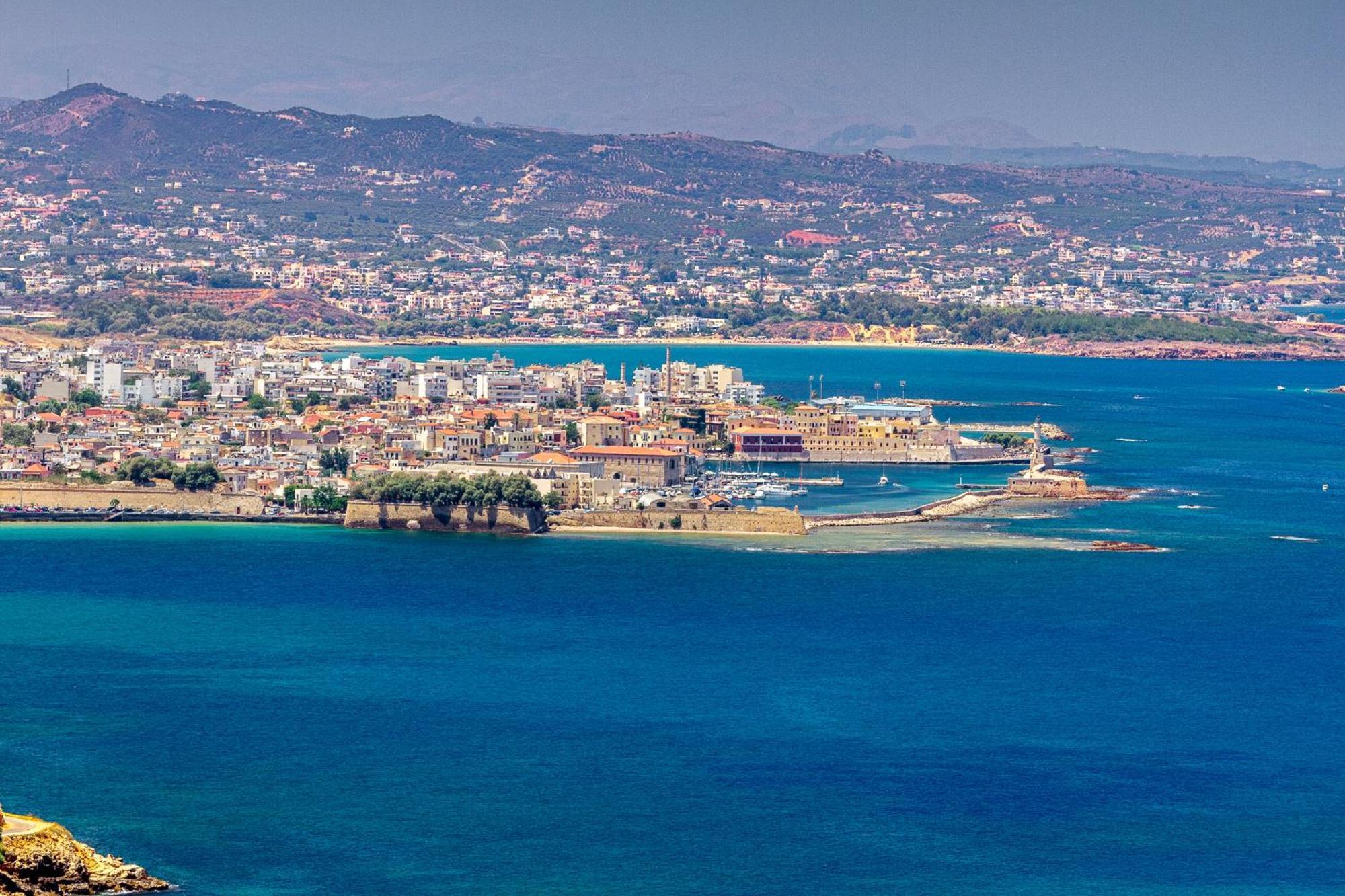 Unlimited Blue Villa Chania  Bagian luar foto