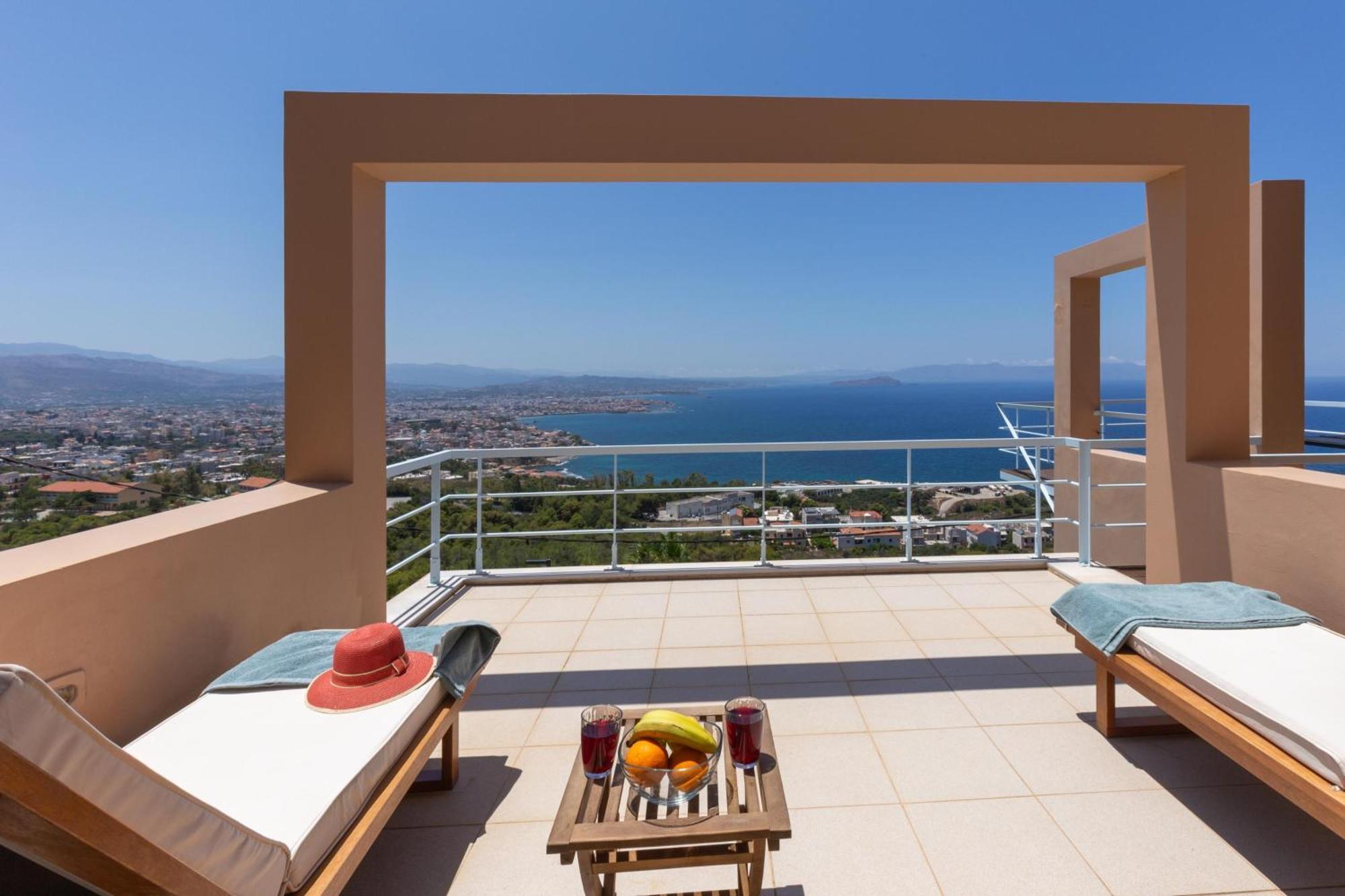 Unlimited Blue Villa Chania  Bagian luar foto