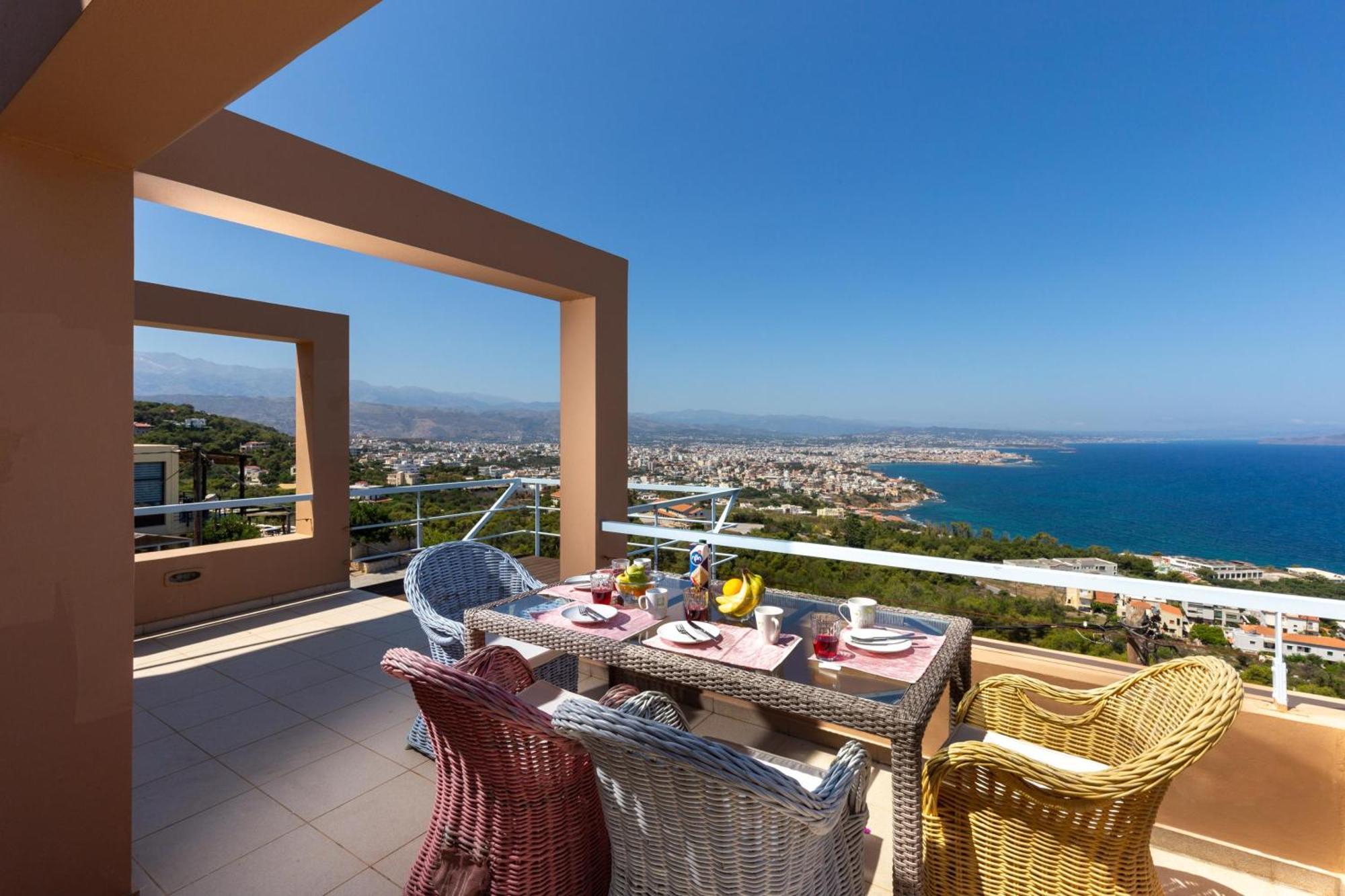 Unlimited Blue Villa Chania  Bagian luar foto