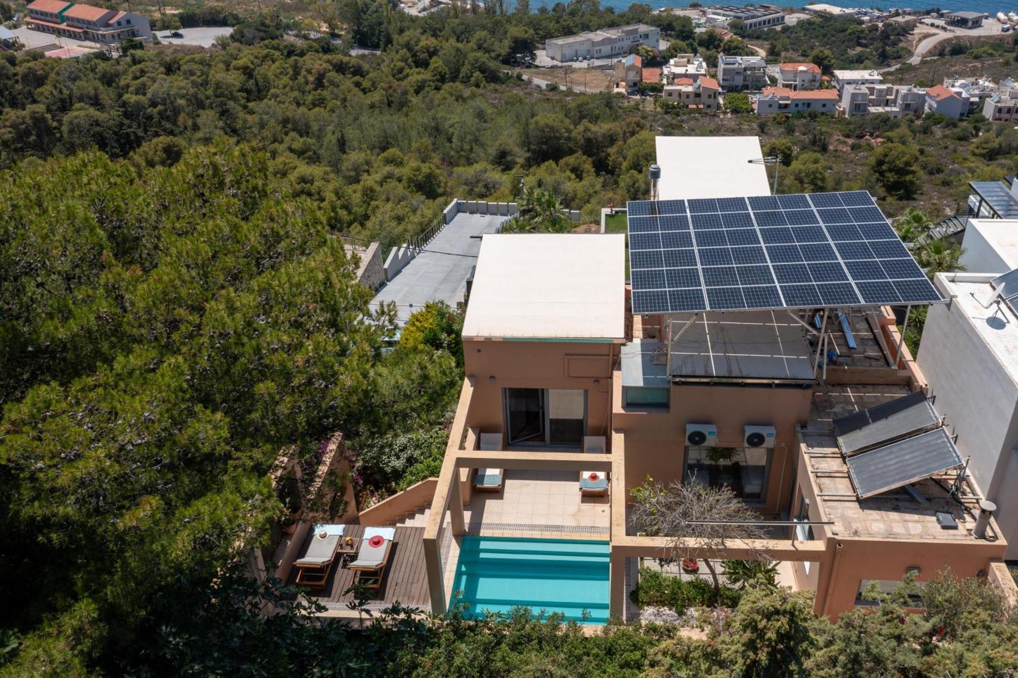 Unlimited Blue Villa Chania  Bagian luar foto