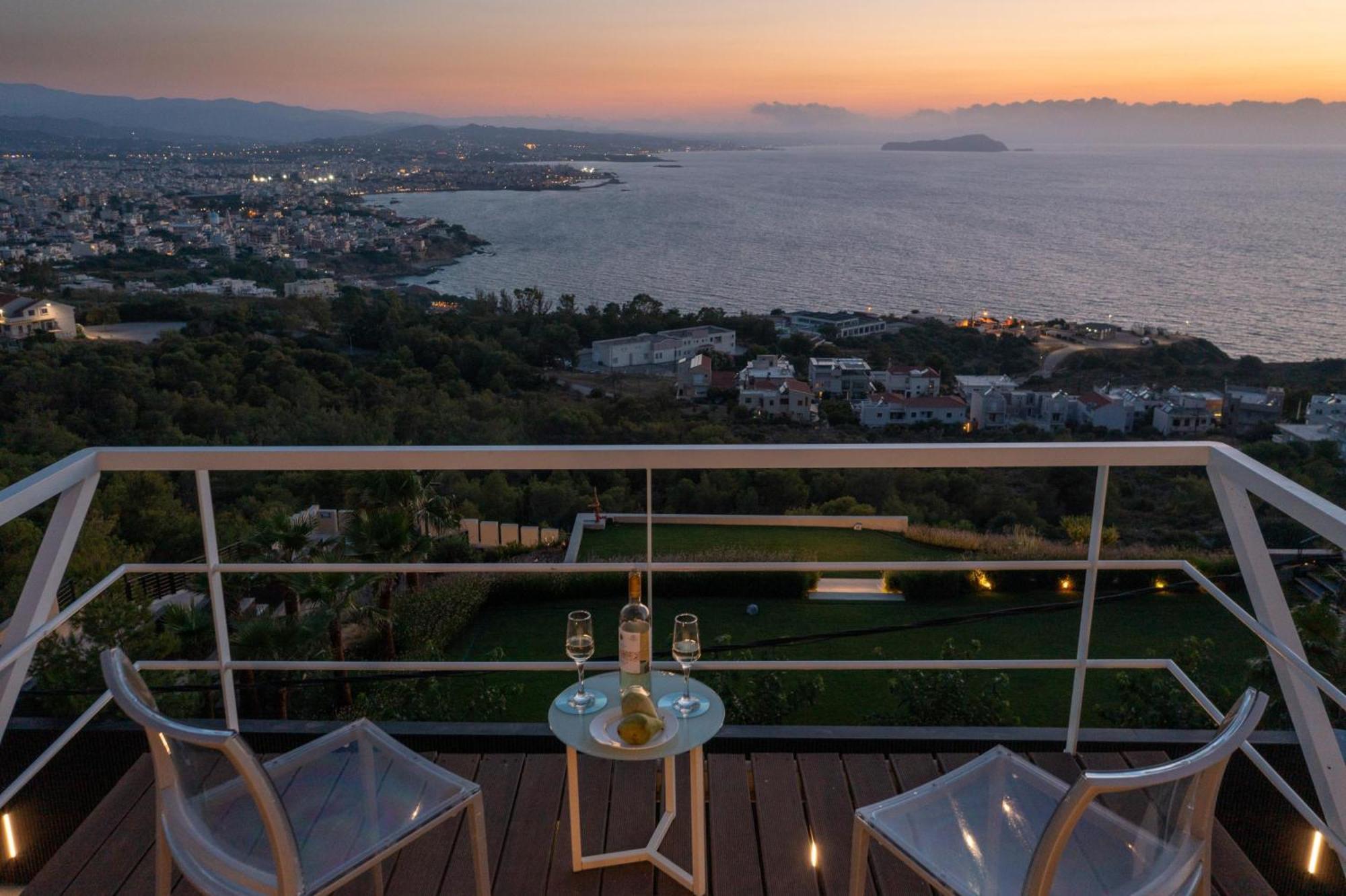Unlimited Blue Villa Chania  Bagian luar foto